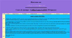 Desktop Screenshot of college-et-musique.net