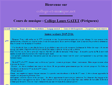 Tablet Screenshot of college-et-musique.net